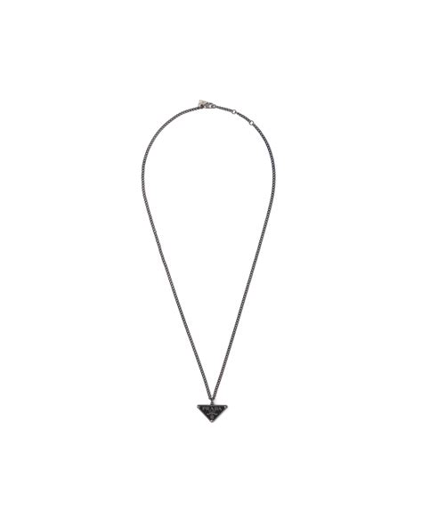 black prada necklace|Prada necklace price.